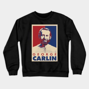 George Carlin Retro Pop Art Style Crewneck Sweatshirt